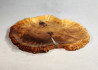 Handmade Wooden Salver / Maple Burl Wood